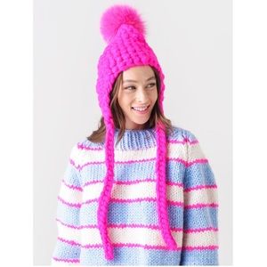 Mischa Lampert Magenta Nolita Hat Merino Wool